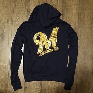 Victoria's Secret Milwaukee Brewers Zip Hoodie